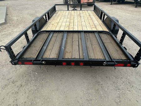 New 2026 PJ 14' Single Axe Channel Utility (U8) with ATV Side Load Ramps