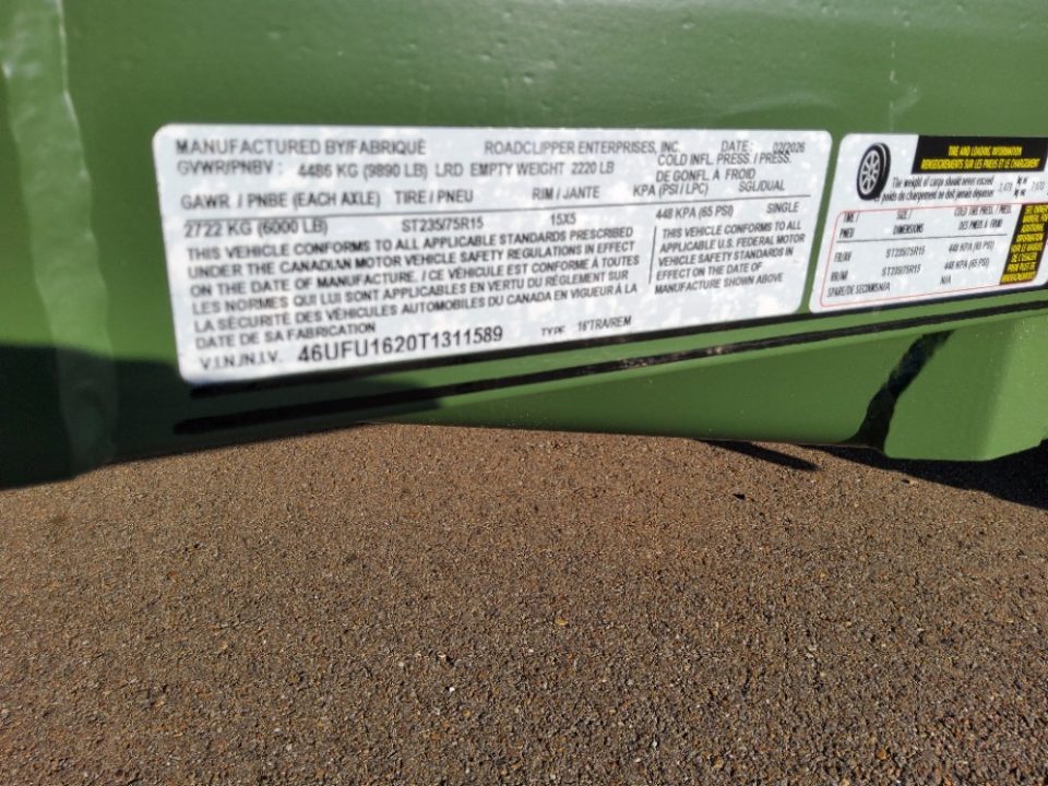 New 2026 Diamond C Trailers TUT Utility Trailer