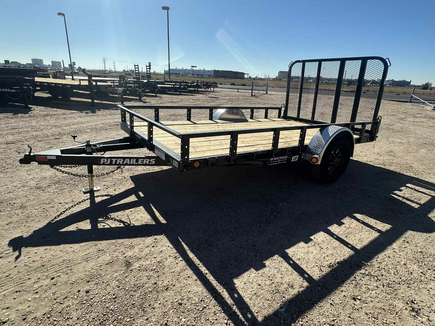 New 2026 PJ 14' Single Axle Channel Utility (U8)