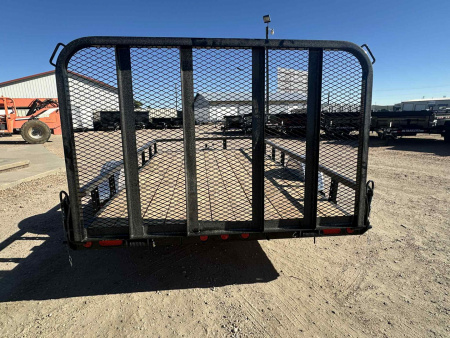 New 2026 PJ 14' Single Axle Channel Utility (U8)