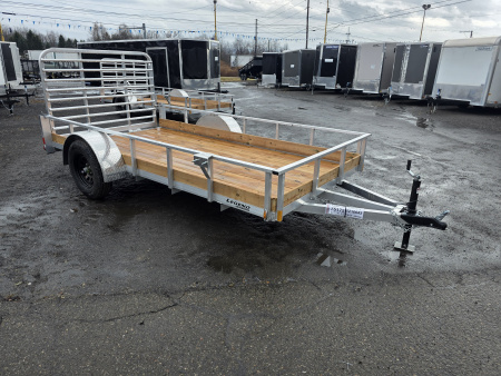 New 2026 Legend Trailers 6X12 ALUMINUM LOW SIDE Utility Trailer