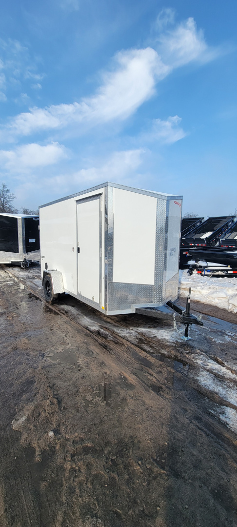 New 2026 Formula Trailers 6X12 WHITE 3K RAMP DOOR Cargo / Enclosed Trailer