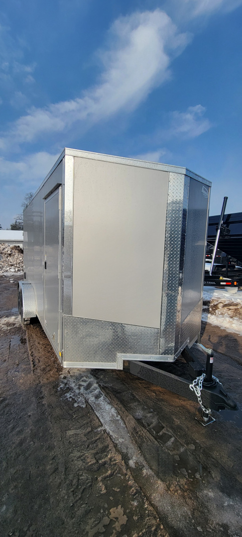 New 2026 Formula Trailers 7X16 7K 7FT TALL SILVER RAMP DOOR Cargo / Enclosed Trailer