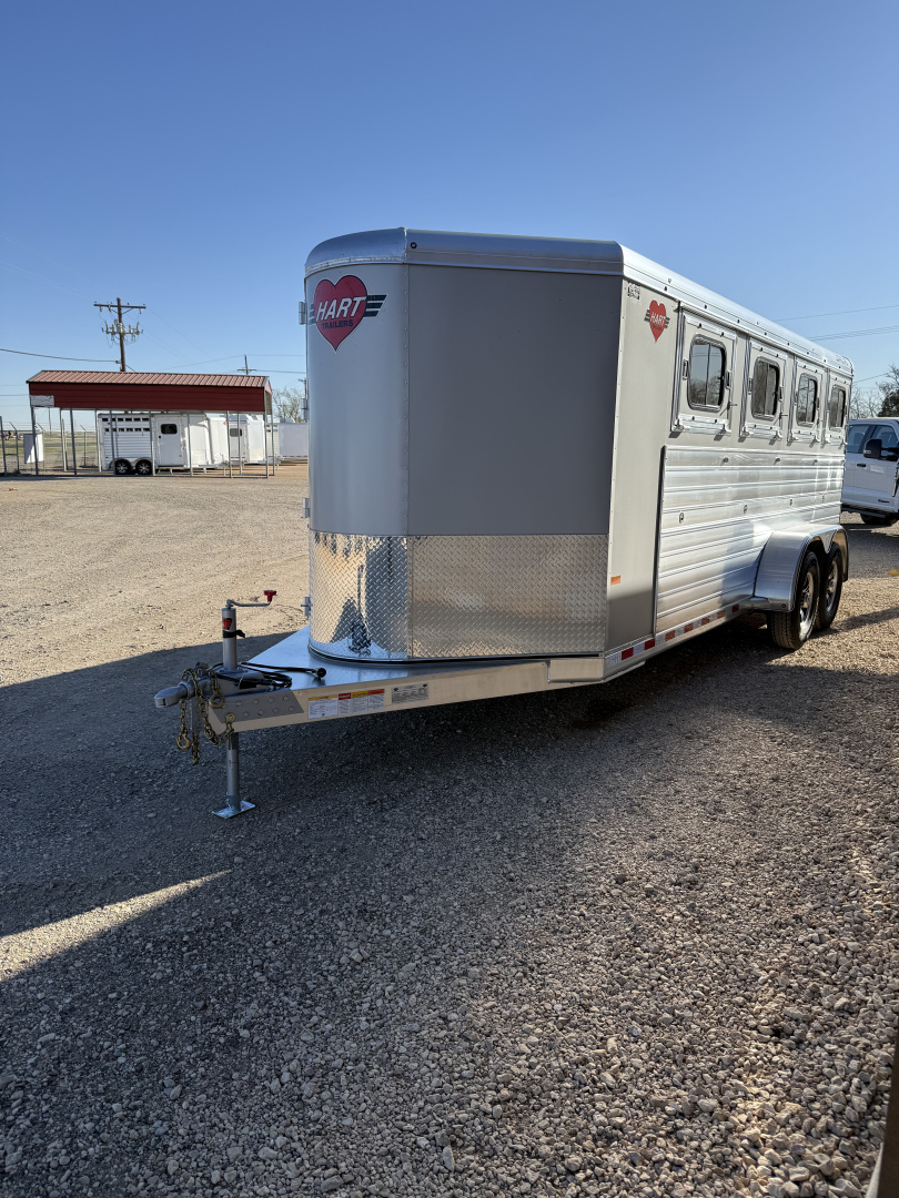 New 2026 Hart Trailer X8PB Stock / Stock Combo Trailer