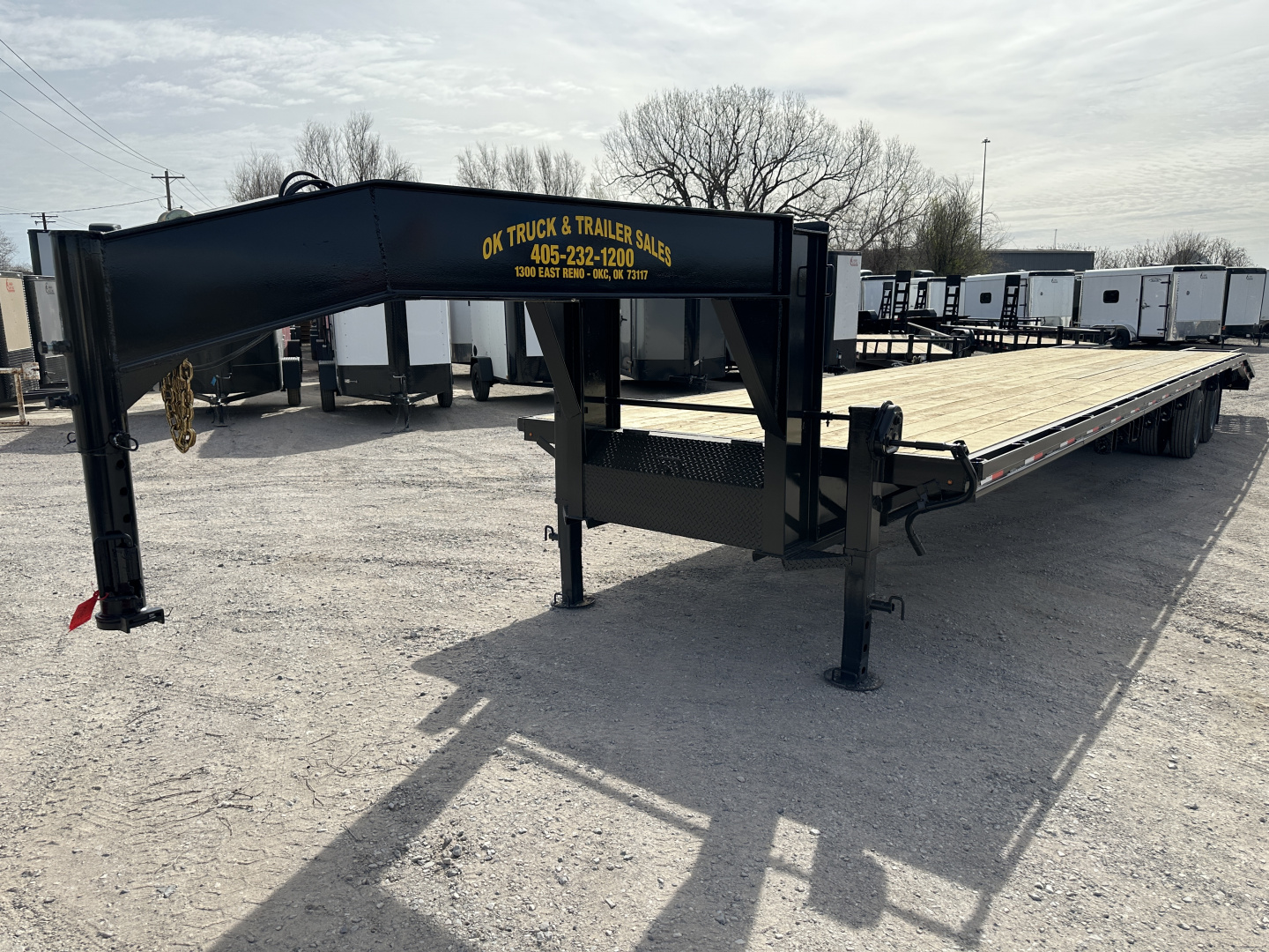 New 2026 Road Boss 40' Gooseneck with 15ks, Hitch, Dozer Dove Equipment Trailer