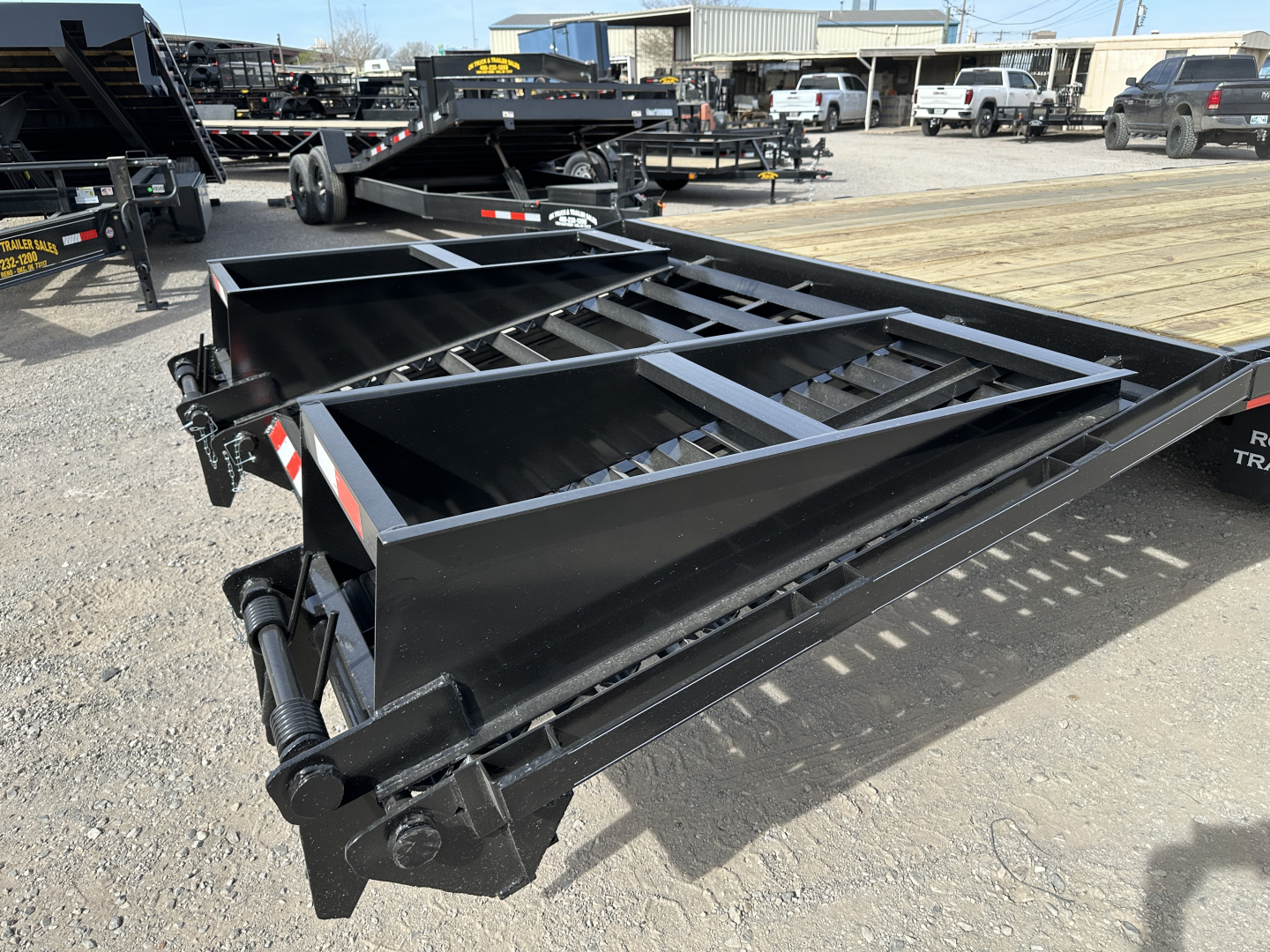 New 2026 Road Boss 40' Gooseneck with 15ks, Hitch, Dozer Dove Equipment Trailer