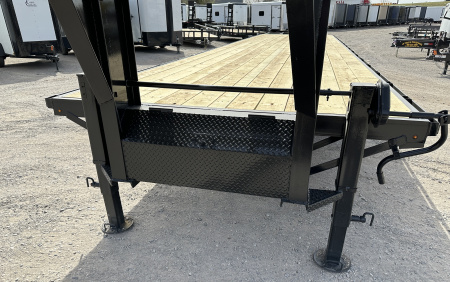 New 2026 Road Boss 40' Gooseneck with 15ks, Hitch, Dozer Dove Equipment Trailer