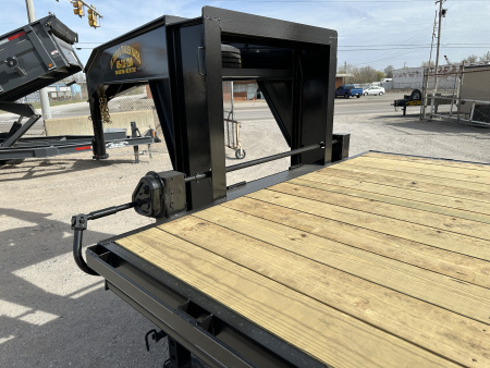 New 2026 Road Boss 40' Gooseneck with 15ks, Hitch, Dozer Dove Equipment Trailer