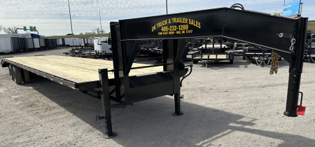 New 2026 Road Boss 40' Gooseneck with 15ks, Hitch, Dozer Dove Equipment Trailer