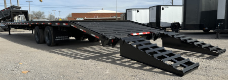 New 2026 Road Boss 40' Gooseneck with 15ks, Hitch, Dozer Dove Equipment Trailer