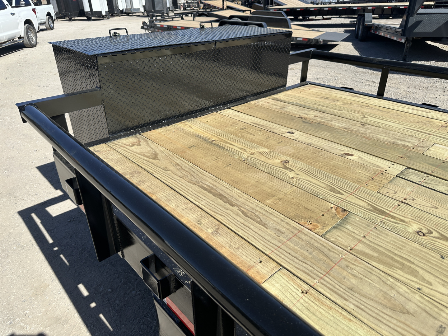 New 2026 Road Boss 83"x24' Heavy Duty 8k Axles, XL Tool Box, Stand up ramps Equipment Trailer