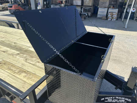 New 2026 Road Boss 83"x24' Heavy Duty 8k Axles, XL Tool Box, Stand up ramps Equipment Trailer