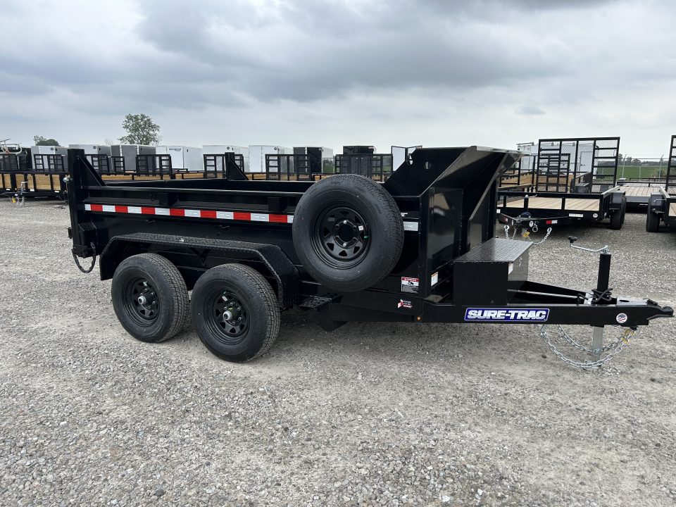 New 2026 Sure-Trac 72"x10 10K Single Ram Dump Trailer