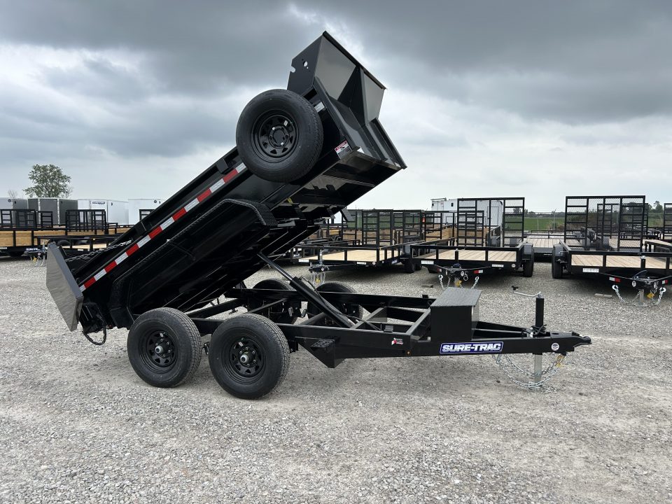 New 2026 Sure-Trac 72"x10 10K Single Ram Dump Trailer