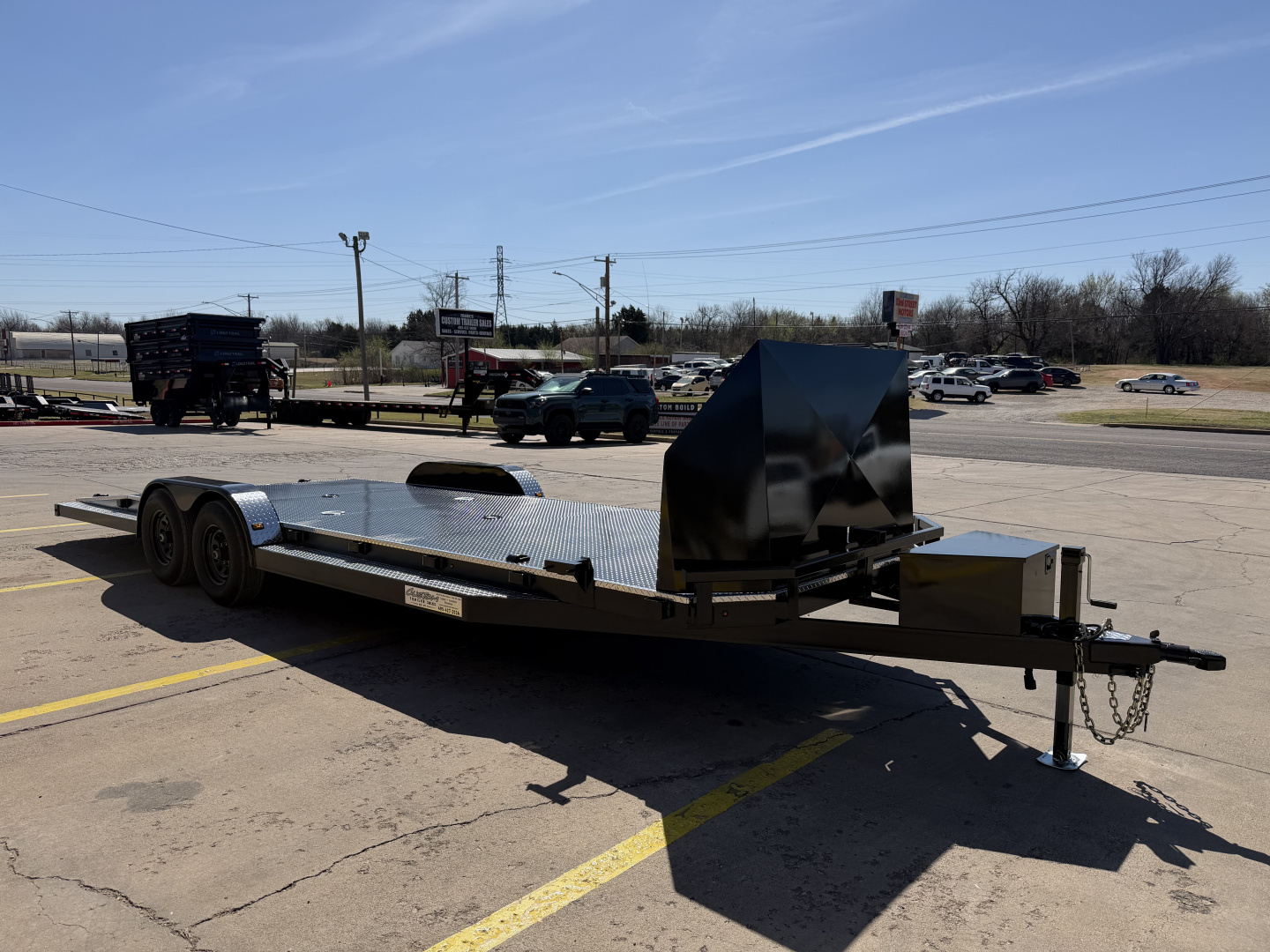 New #144976 2026 MP CUSTOM 24 X 83 TANDEM AXLE 10K STEEL FLOOR CAR HAULER W/ ALUMINUM TRIM