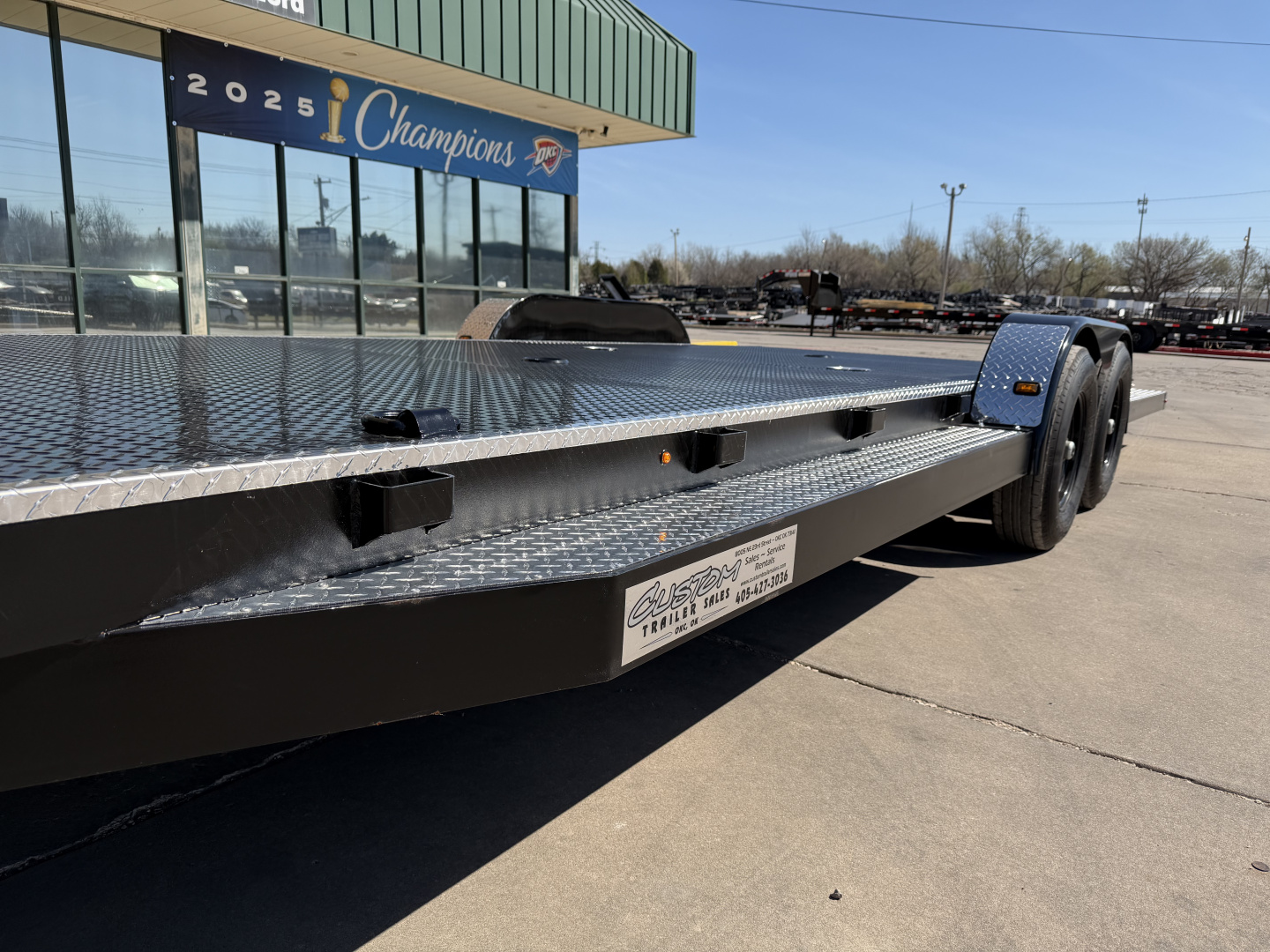 New #144976 2026 MP CUSTOM 24 X 83 TANDEM AXLE 10K STEEL FLOOR CAR HAULER W/ ALUMINUM TRIM