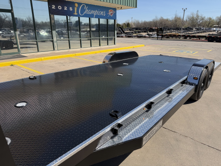 New #144976 2026 MP CUSTOM 24 X 83 TANDEM AXLE 10K STEEL FLOOR CAR HAULER W/ ALUMINUM TRIM