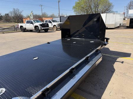 New #144976 2026 MP CUSTOM 24 X 83 TANDEM AXLE 10K STEEL FLOOR CAR HAULER W/ ALUMINUM TRIM