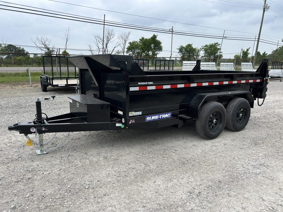 New 2026 Sure-Trac 72 x12 10K Single Ram Dump Trailer
