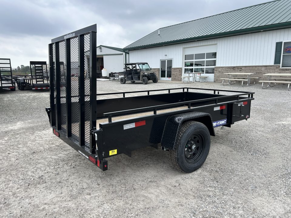 New 2026 Sure-Trac 5x10 3K Steel High Side Utility Trailer
