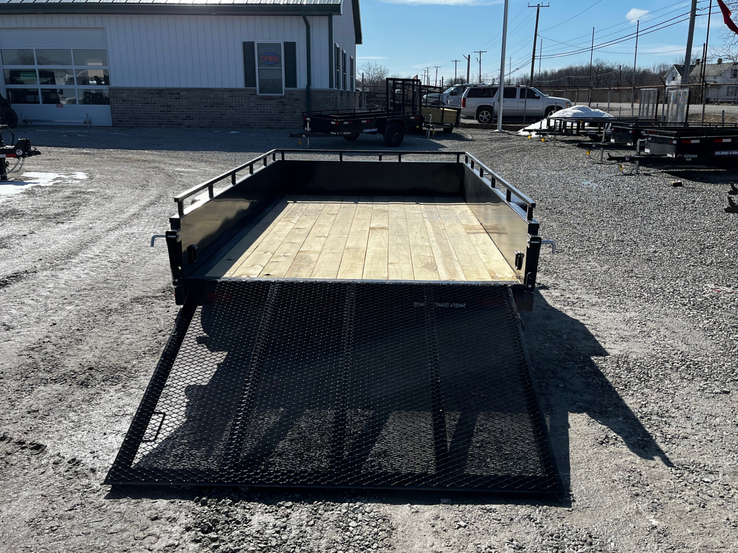 New 2026 Sure-Trac 6x10 3K Steel High Side Utility Trailer