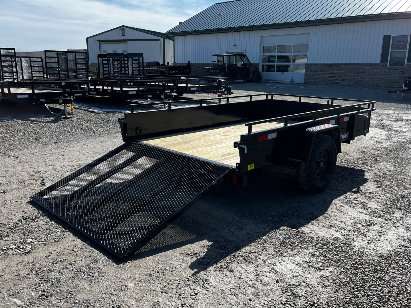 New 2026 Sure-Trac 6x10 3K Steel High Side Utility Trailer