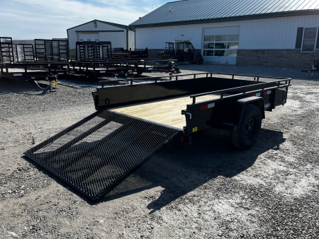 New 2026 Sure-Trac 6x10 3K Steel High Side Utility Trailer
