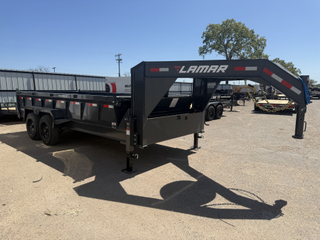 New 2026 Lamar Trailers 83X16 GN 16K Dump Trailer