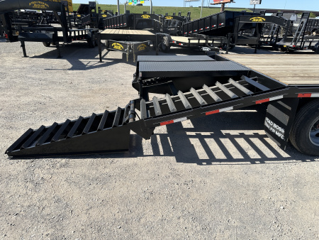 New 2025 Road Boss 25' Tandem Axle Gooseneck Combo Dove with 8ks Equipment Trailer