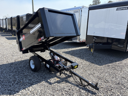 New 2026 U-Dump 4X6 With 19  Sides, ATV / UTV Dump Trailer, 2K GVWR, Single Axle, Hydraulic Dump