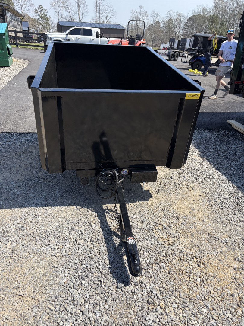New 2026 U-Dump 4X6 With 19" Sides, ATV / UTV Dump Trailer, 2K GVWR, Single Axle, Hydraulic Dump