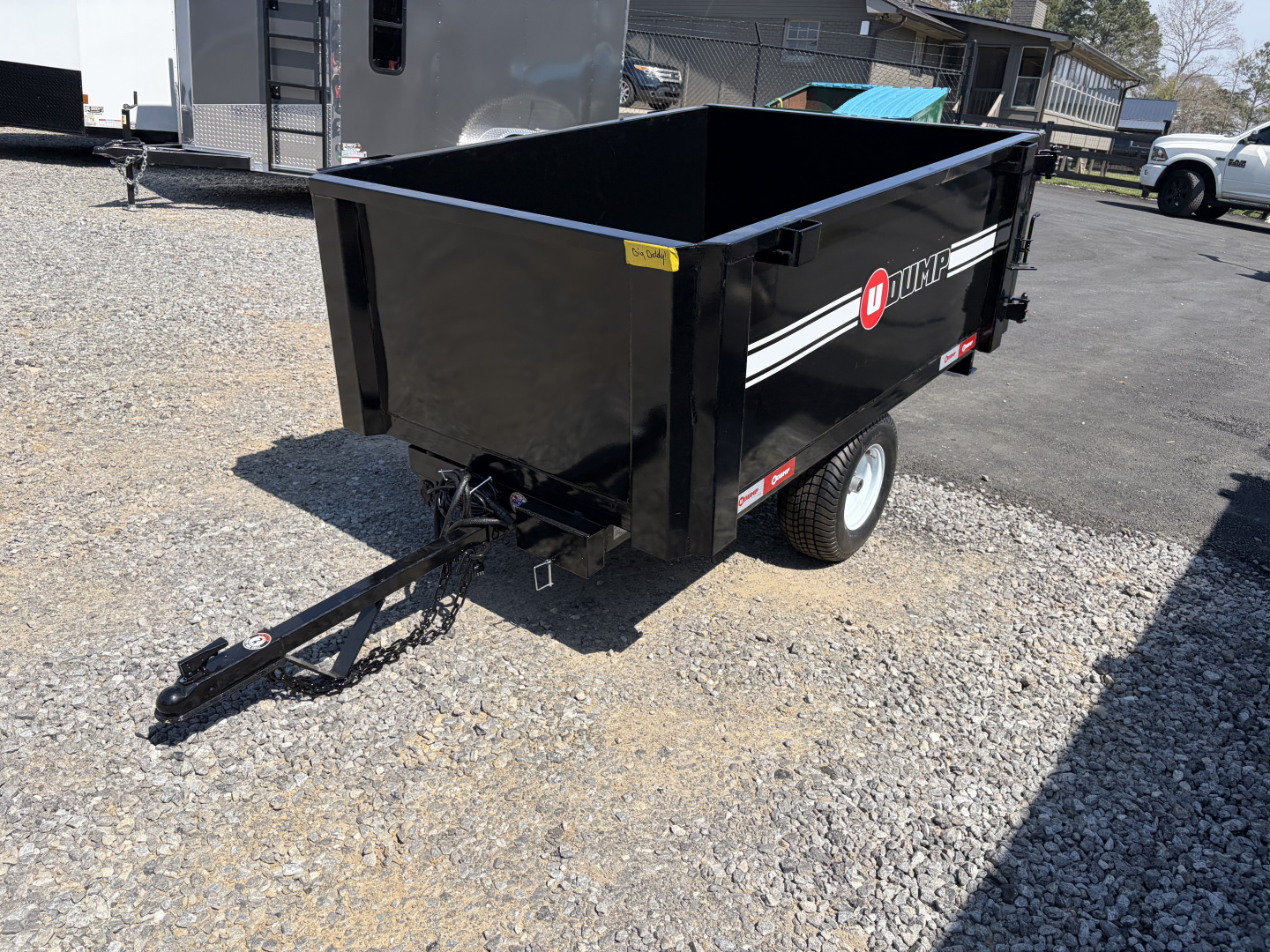 New 2026 U-Dump 4X6 With 19" Sides, ATV / UTV Dump Trailer, 2K GVWR, Single Axle, Hydraulic Dump