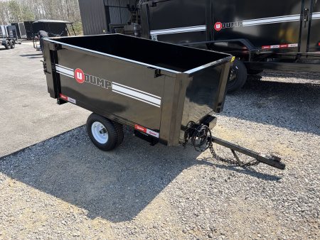 New 2026 U-Dump 4X6 With 19" Sides, ATV / UTV Dump Trailer, 2K GVWR, Single Axle, Hydraulic Dump