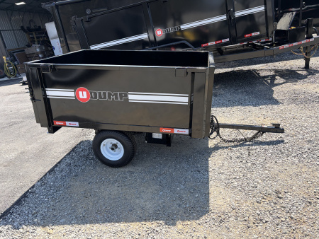 New 2026 U-Dump 4X6 With 19" Sides, ATV / UTV Dump Trailer, 2K GVWR, Single Axle, Hydraulic Dump