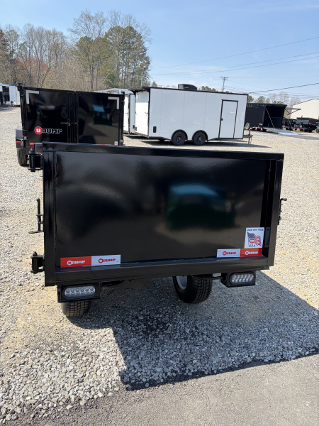 New 2026 U-Dump 4X6 With 19" Sides, ATV / UTV Dump Trailer, 2K GVWR, Single Axle, Hydraulic Dump