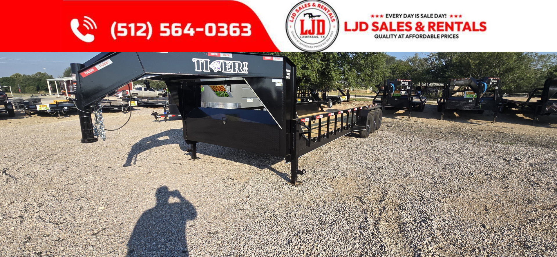 New 2025 Tiger - Tractor Hauler Trailer 96" X 24'