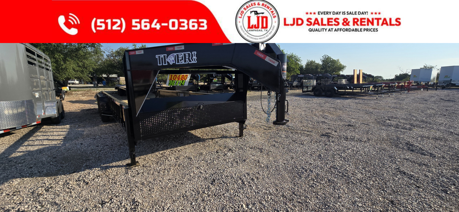 New 2025 Tiger - Tractor Hauler Trailer 96" X 24'