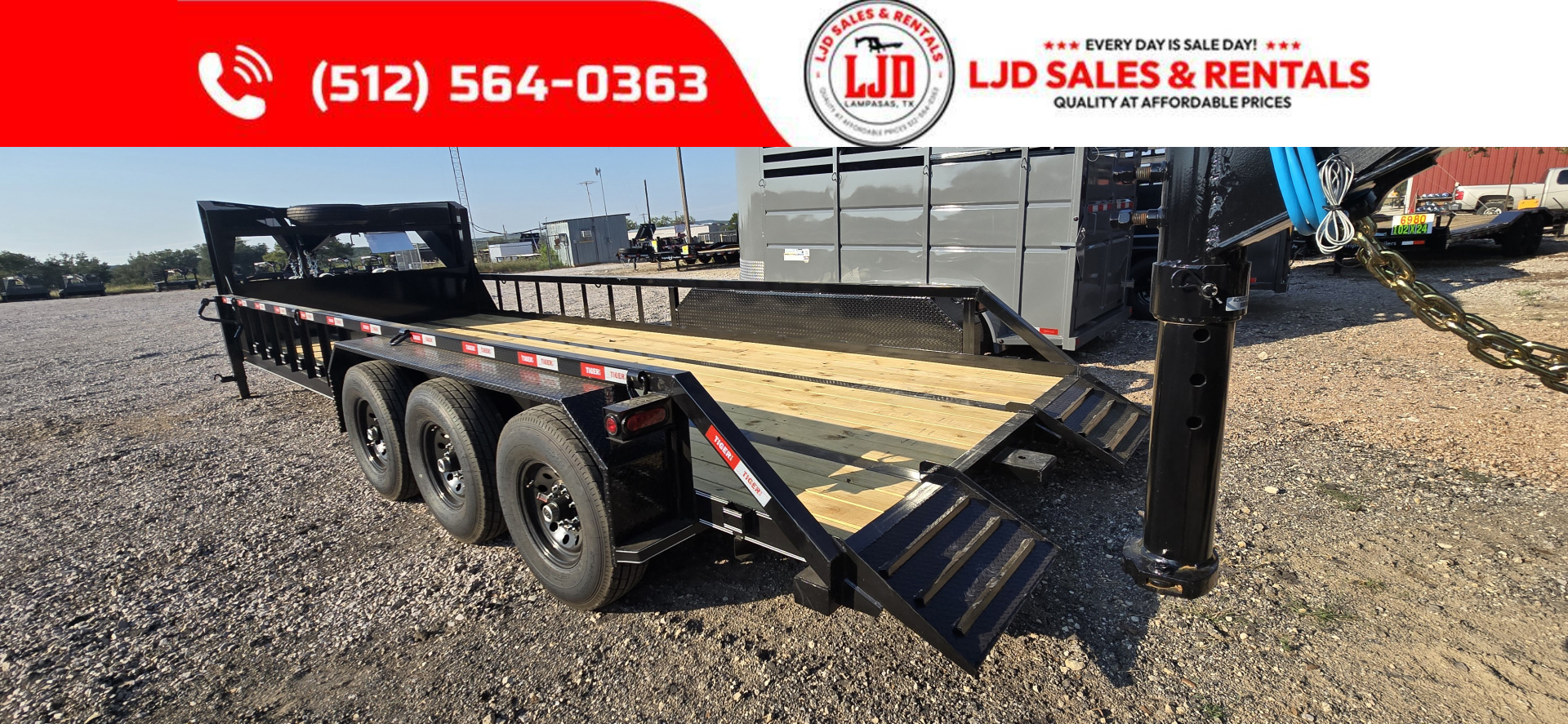 New 2025 Tiger - Tractor Hauler Trailer 96" X 24'