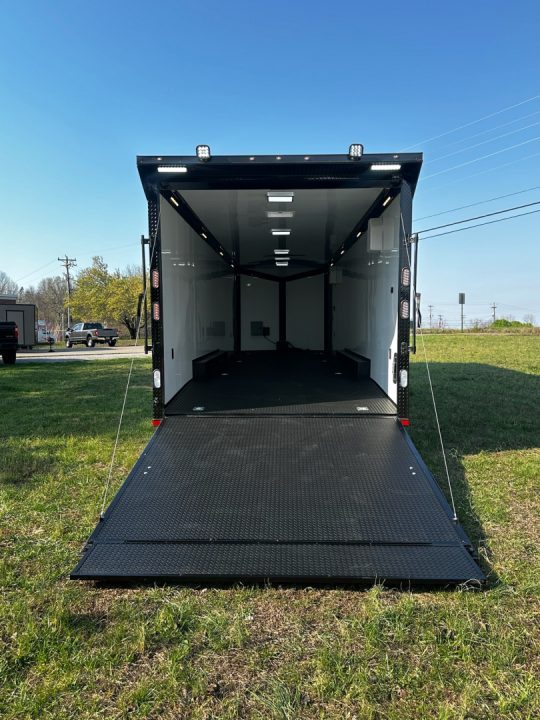 New 2026 Rock Solid Cargo 8.5x32 7'6" Interior- Race Trailer-Finished Interior-Triple 7000 Triple Torsion Axle - Pit Lights