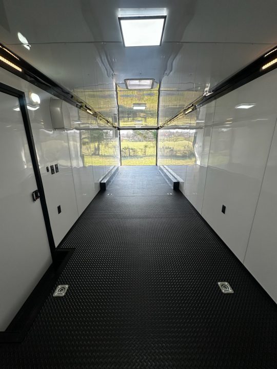 New 2026 Rock Solid Cargo 8.5x32 7'6" Interior- Race Trailer-Finished Interior-Triple 7000 Triple Torsion Axle - Pit Lights