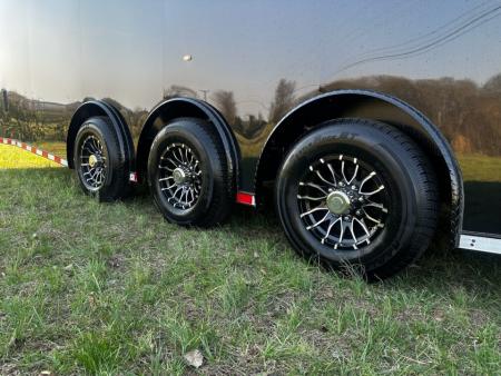 New 2026 Rock Solid Cargo 8.5x32 7'6" Interior- Race Trailer-Finished Interior-Triple 7000 Triple Torsion Axle - Pit Lights