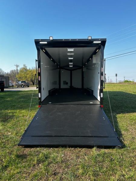 New 2026 Rock Solid Cargo 8.5x32 7'6" Interior- Race Trailer-Finished Interior-Triple 7000 Triple Torsion Axle - Pit Lights