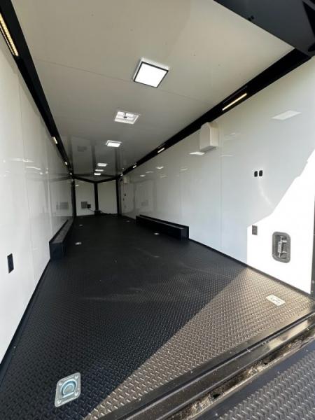 New 2026 Rock Solid Cargo 8.5x32 7'6" Interior- Race Trailer-Finished Interior-Triple 7000 Triple Torsion Axle - Pit Lights