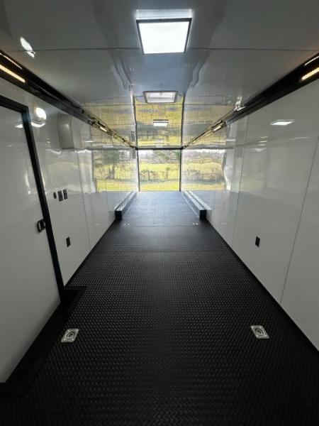 New 2026 Rock Solid Cargo 8.5x32 7'6" Interior- Race Trailer-Finished Interior-Triple 7000 Triple Torsion Axle - Pit Lights