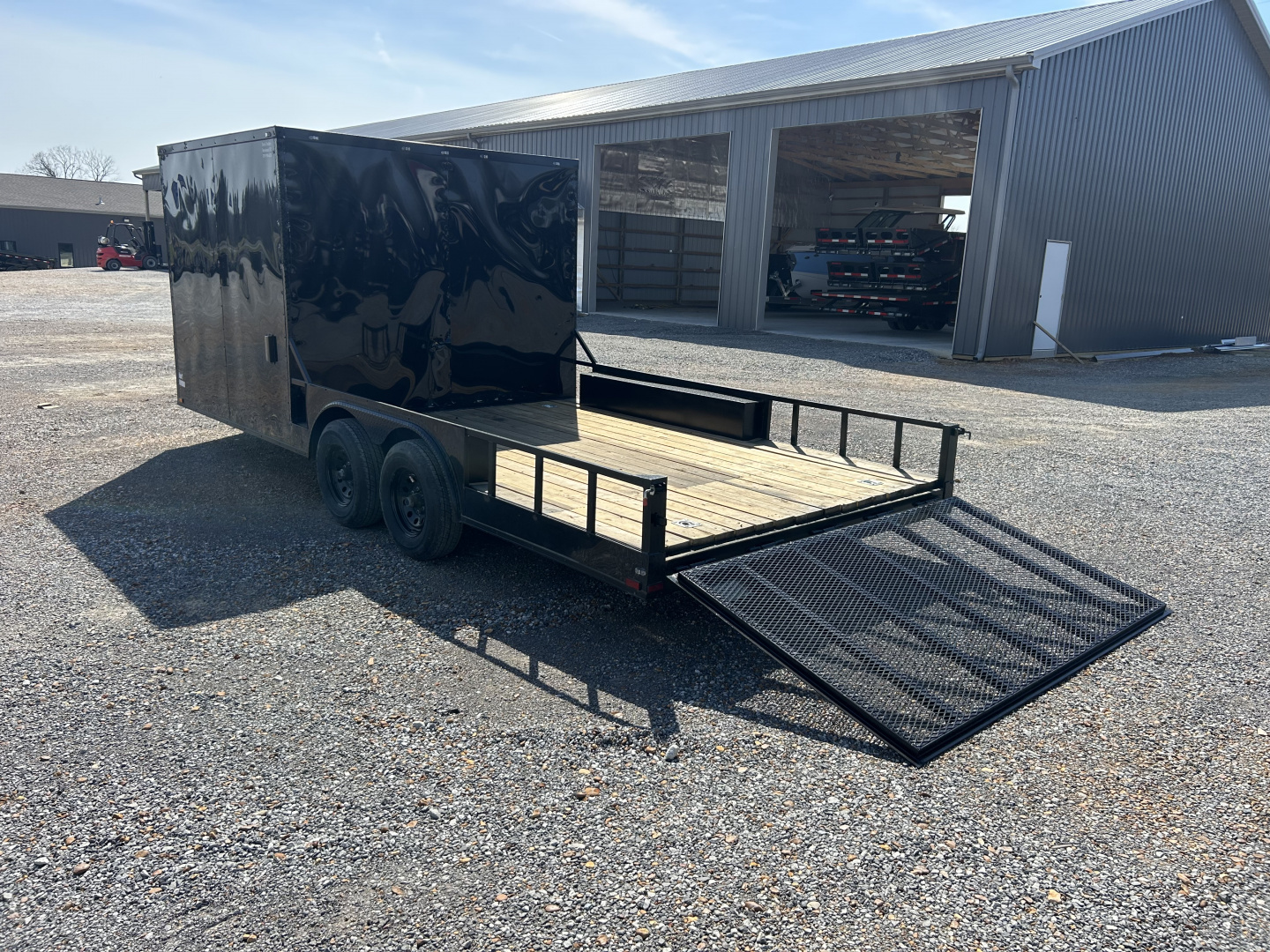 Used 2023 Quality Cargo 8' X 20' 10K GVWR Hybrid Enclosed Trailer