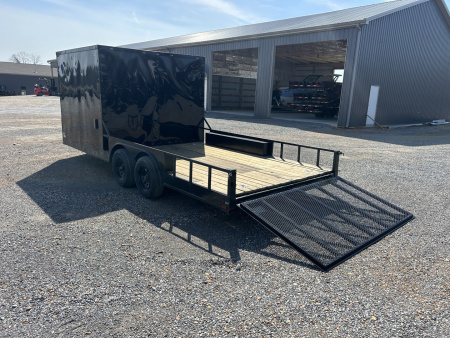 Used 2023 Quality Cargo 8' X 20' 10K GVWR Hybrid Enclosed Trailer