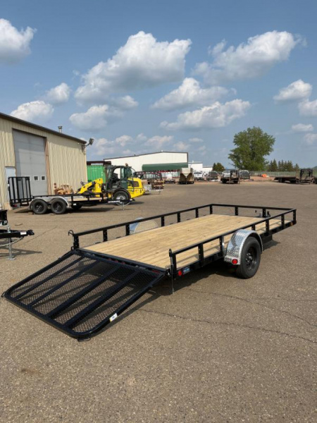 New 2026 PJ Trailers 83" x 14' 83" Single Axle Channel Utility (U8) Utility Trailer