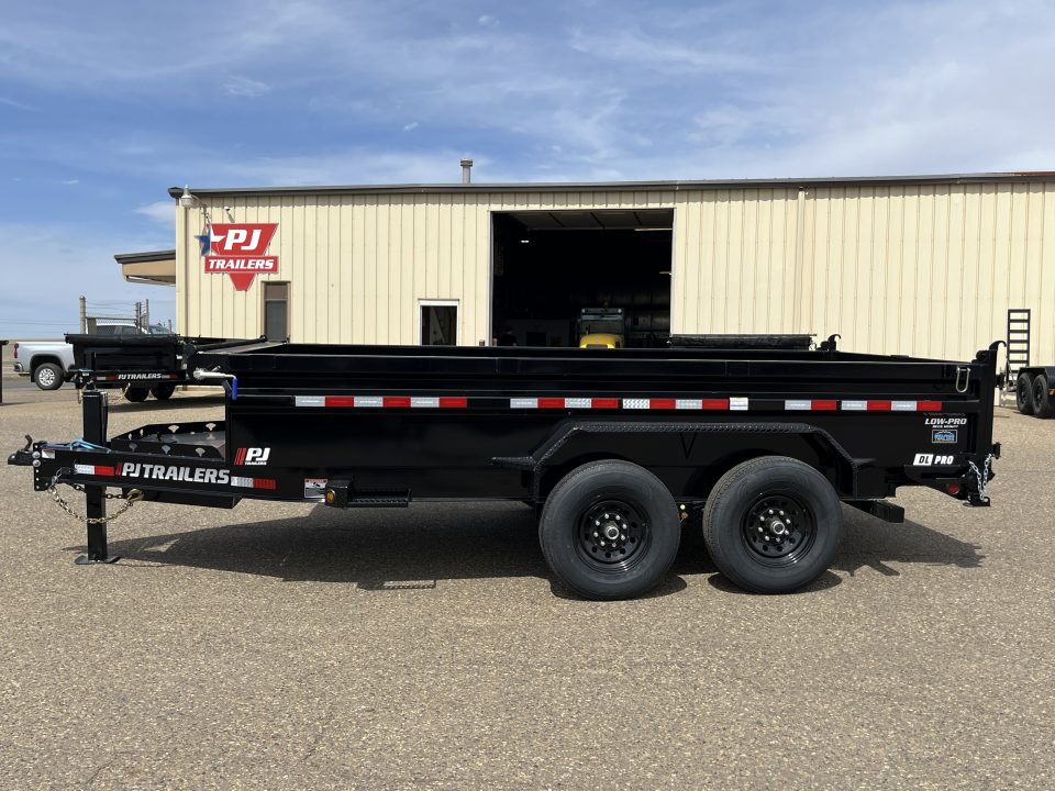 New 2027 PJ Trailers 83" x 14' 14K Low-Profile Dump PRO (DL) Dump Trailer
