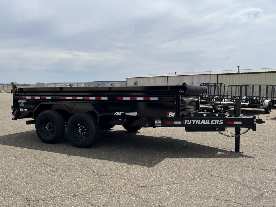 New 2027 PJ Trailers 83" x 14' 14K Low-Profile Dump PRO (DL) Dump Trailer