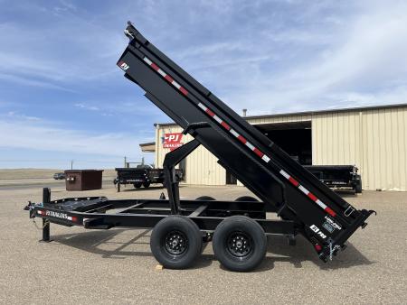 New 2027 PJ Trailers 83" x 14' 14K Low-Profile Dump PRO (DL) Dump Trailer